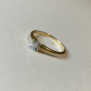 14k Gold Diamond Ring